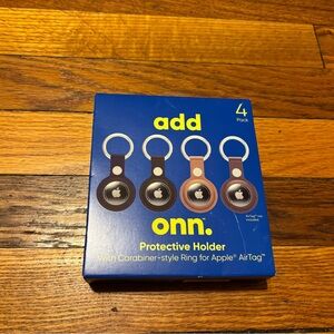 Onn Protective Holder for Apple AirTag - 4 Pack